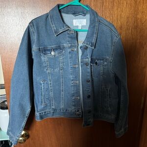 Time and Tru Classic Dark Blue Jean Jacket